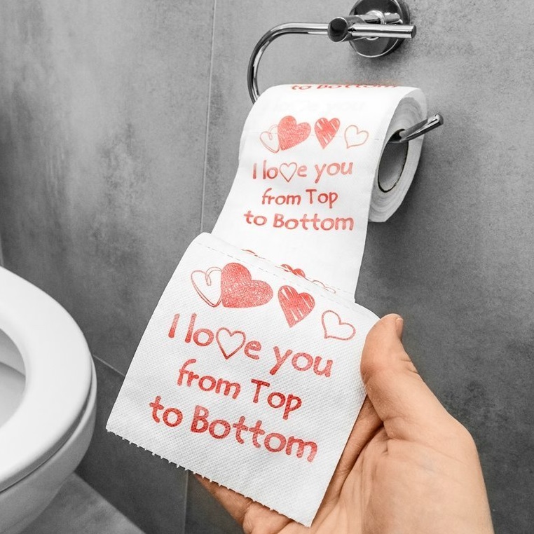 Billede af I Love You Toiletpapir