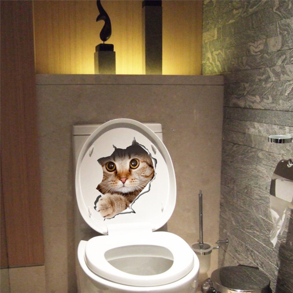 Billede af Klistermærker Til Toilettet Kat