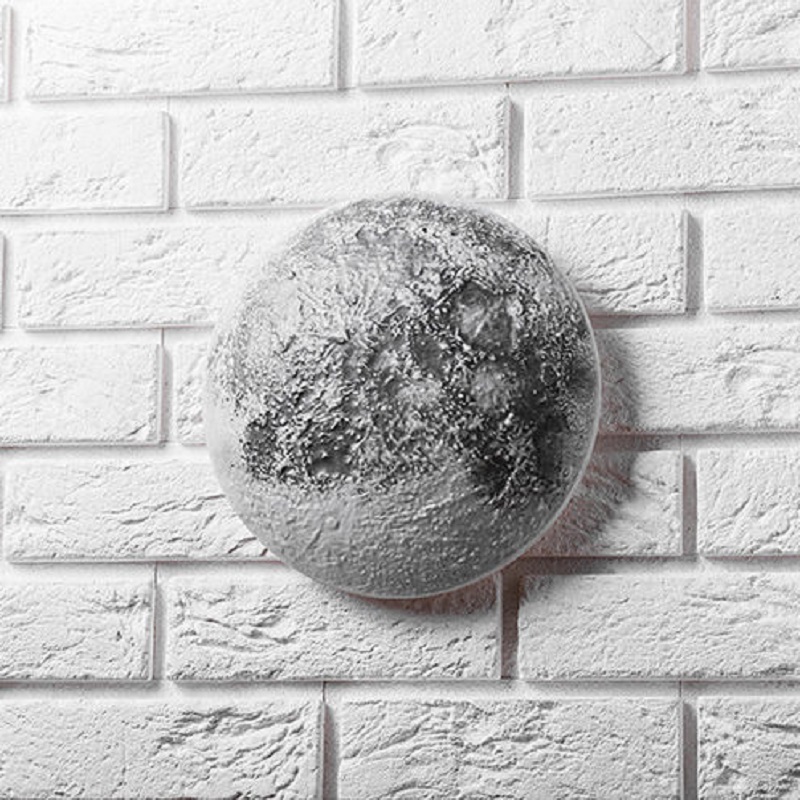 Billede af Måne Væglampe 3D