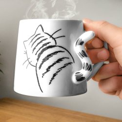 Katte Krus Med Hale 3D