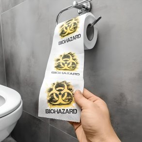 BIOHAZARD Toiletrulle