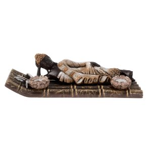 Buddha p Underlag med 2 Fyrfadsstager