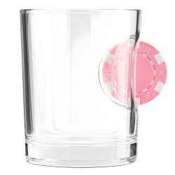 Casino Glas med Fanget Jeton