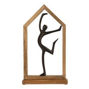 Dansende Kvindefigur I Trramme