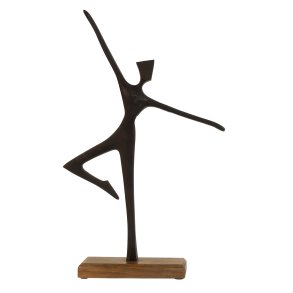 Dansende Kvindefigur p Trfod