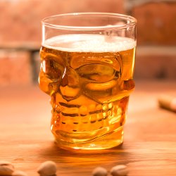 D�dningehoved Glas