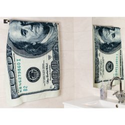 Badehndklde 100-dollarseddel