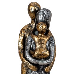 Familie Skulptur - Far, Mor og Barn