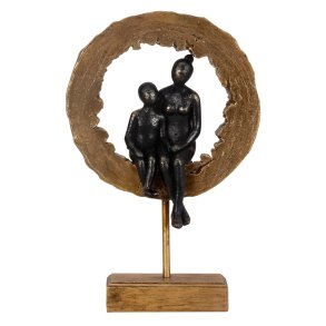 Figur af Mor og Barn i Ramme