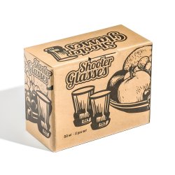 Flaske Shotglas 5 cl