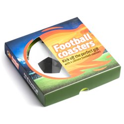 Fodbold Glasbrikker - 4 stk.