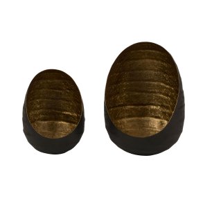 Fyrfadsstagest i Sort og Guld