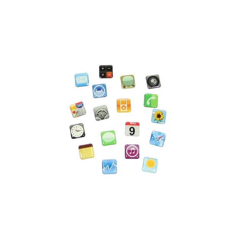 Kleskabsmagneter - App Logoer Til Kleskabet