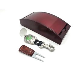 Gaves�t til Golfspilleren med Ur og Green Fork