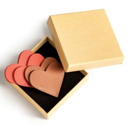 Hjerte L�der Bogm�rker