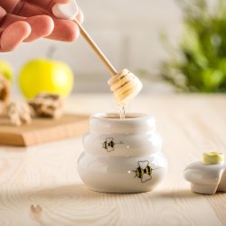 Honningkrukke af Porcel�n
