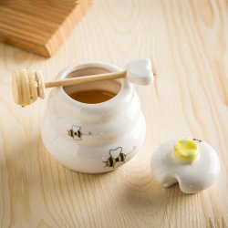 Honningkrukke af Porcel�n