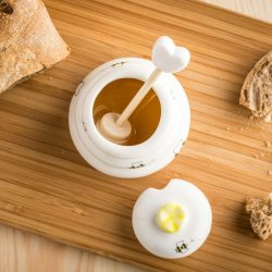 Honningkrukke af Porcel�n