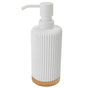 Sbedispenser I Hvid Polyresin og Tr