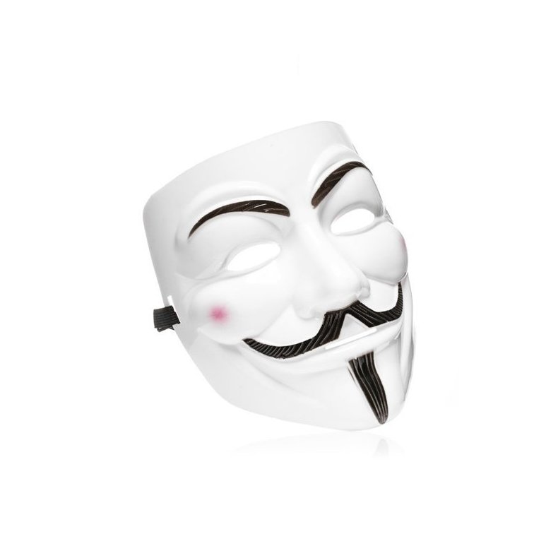 V For Vendetta Maske i plastik