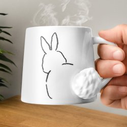 Kanin Krus Med Hale 3D