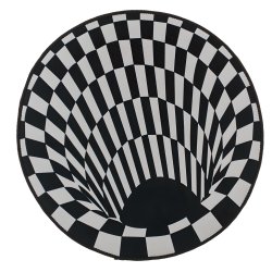 Illusions-dekorationstppe 60 cm