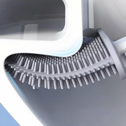 Hvid Toiletb�rste Silikone