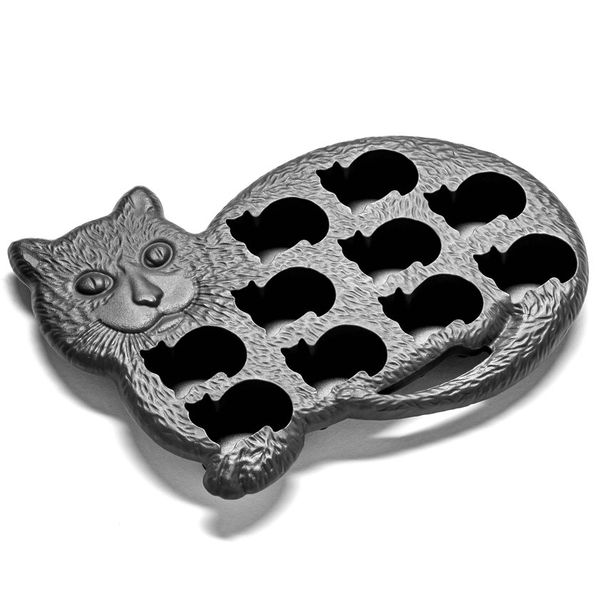 Katte Isterning og Chokoladeform I grå