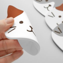 Glasbrikker - Kattehoveder