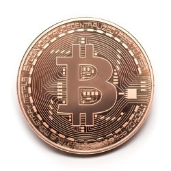 Kobberbelagt Bitcoin Samlermnt