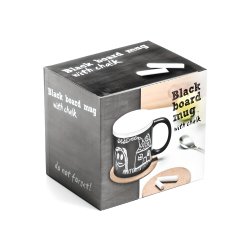 Krus Med Kridttavle og Kridt