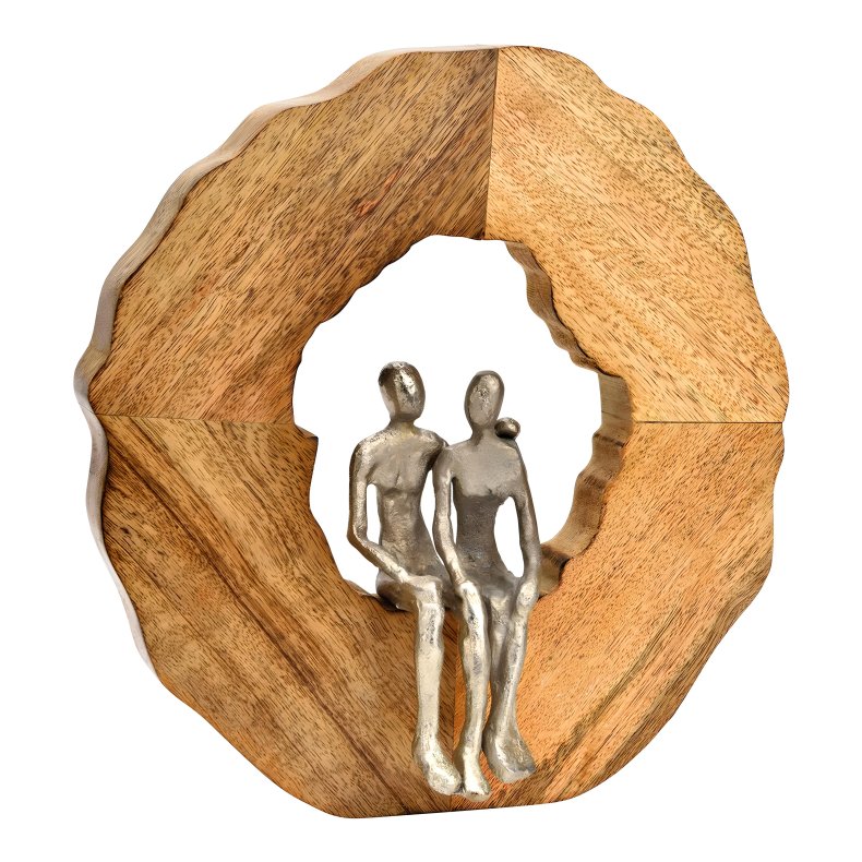 Livets Kreds - Skulptur i Mangotr