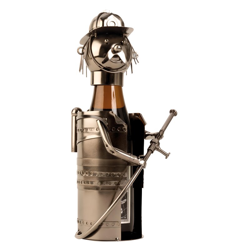Metal �lflaskeholder - Brandmanden