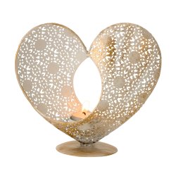 Metal Hjerte til Fyrfadslys