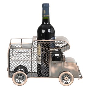 Metal Vinholder - Autocamper med Korkbeholder