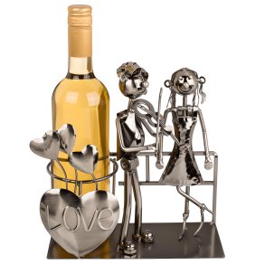 Metal Vinholder - Forelsket par
