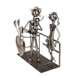 Metal Vinholder - Forelsket par