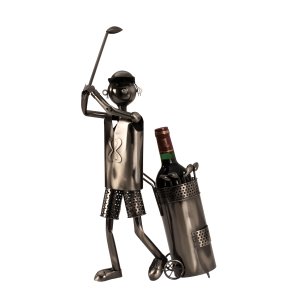 Metal Vinholder - Golfspiller