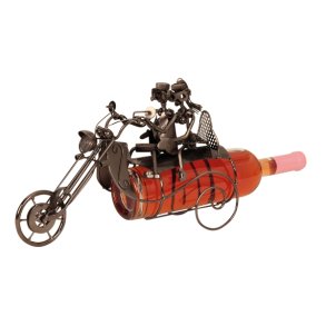 Metal Vinholder - Motorcykel med Par