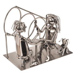 Metal Vinholder - Par der drikker vin