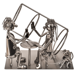 Metal Vinholder - Par der drikker vin