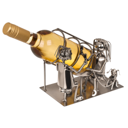 Metal Vinholder - Par der drikker vin