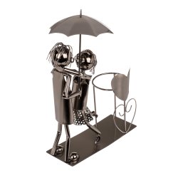 Metal Vinholder - Par med Paraply