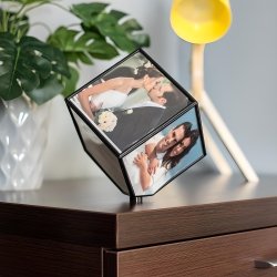 Roterende Fotoramme - Terning Billedramme