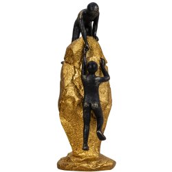 Solidaritetsfigur I Sort og Guld