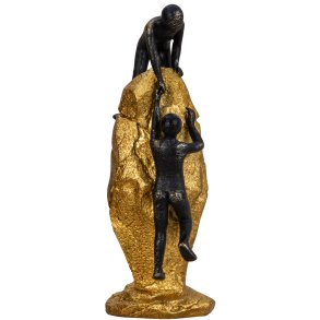 Solidaritetsfigur I Sort og Guld