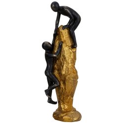 Solidaritetsfigur I Sort og Guld
