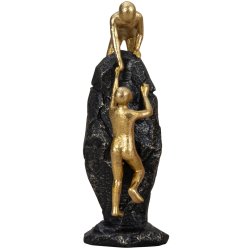 Solidaritetsfigur I Sort og Guld