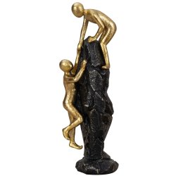 Solidaritetsfigur I Sort og Guld