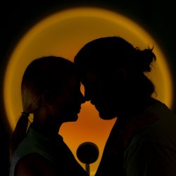 Solnedgangsprojektor Lampe